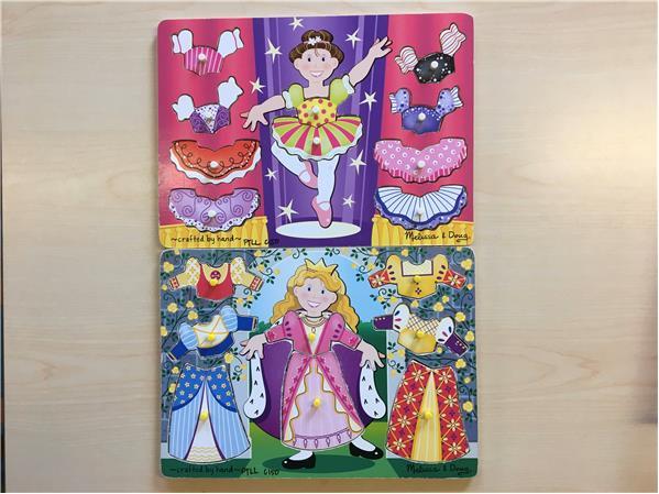 Ballerina and Princess Dress up Puzzle