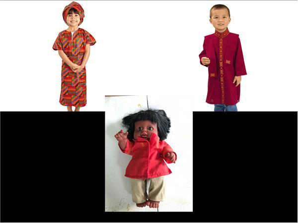Ethnic Dress-up clothing and doll